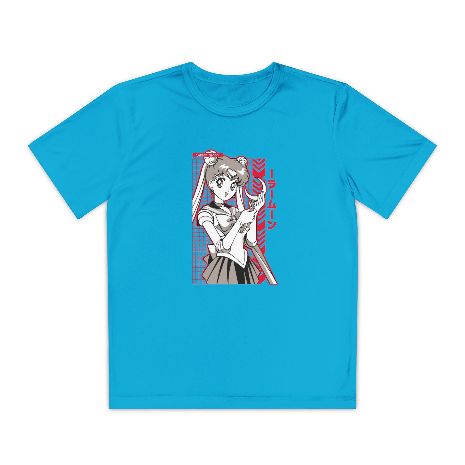 Youth Graphic Tee, Anime T-shirt for Kids, Sailor Moon Inspired Apparel, Gift for Birthdays, Casual Wear, Pop Culture Fashion - CreativeRino