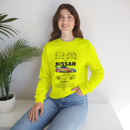 Vintage Nissan 350Z Graphic Unisex Heavy Blend™ Crewneck Sweatshirt - CreativeRino