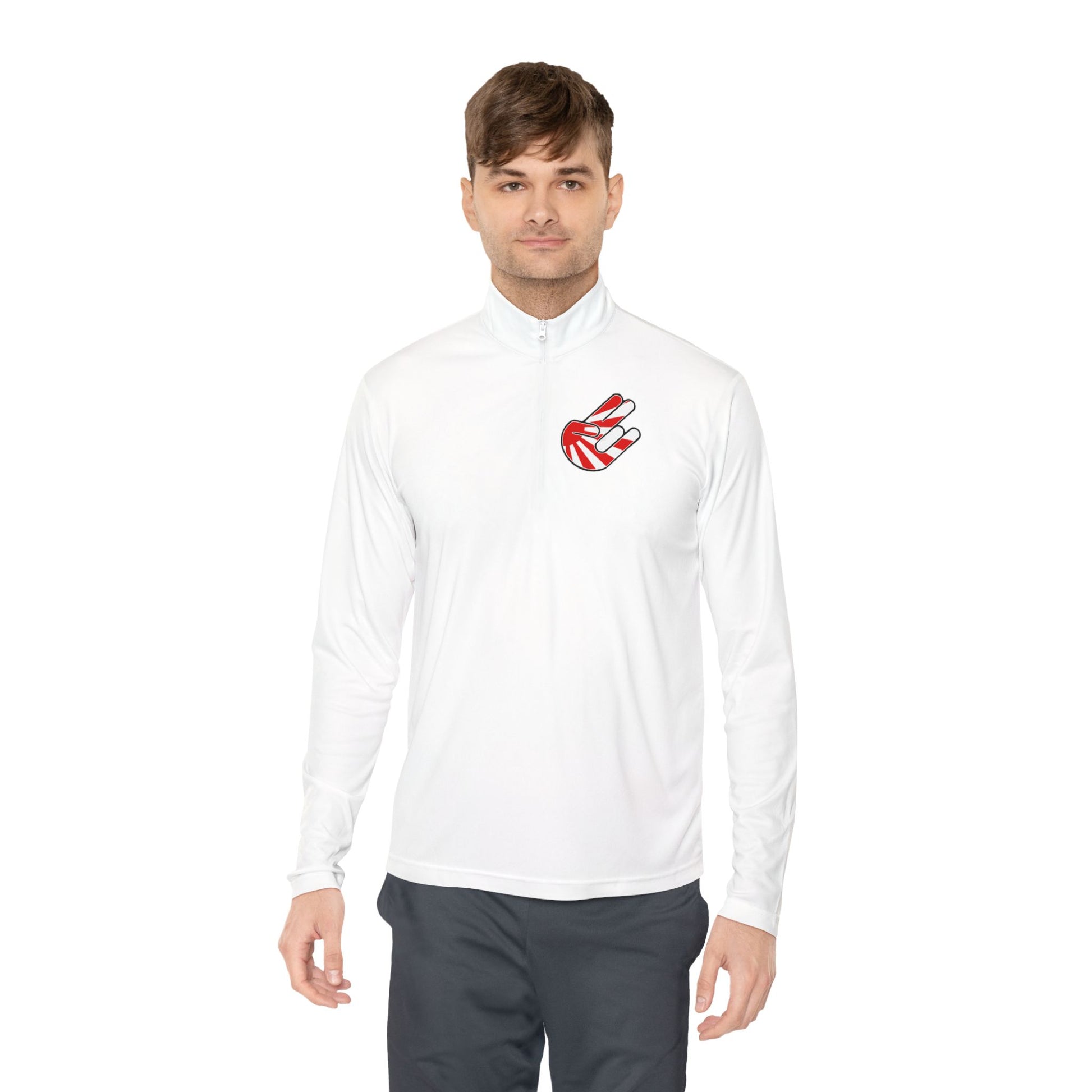 Honda Unisex Quarter-Zip Pullover with Vibrant Design - Stylish Casual Wear for Everyday Comfort - CreativeRino