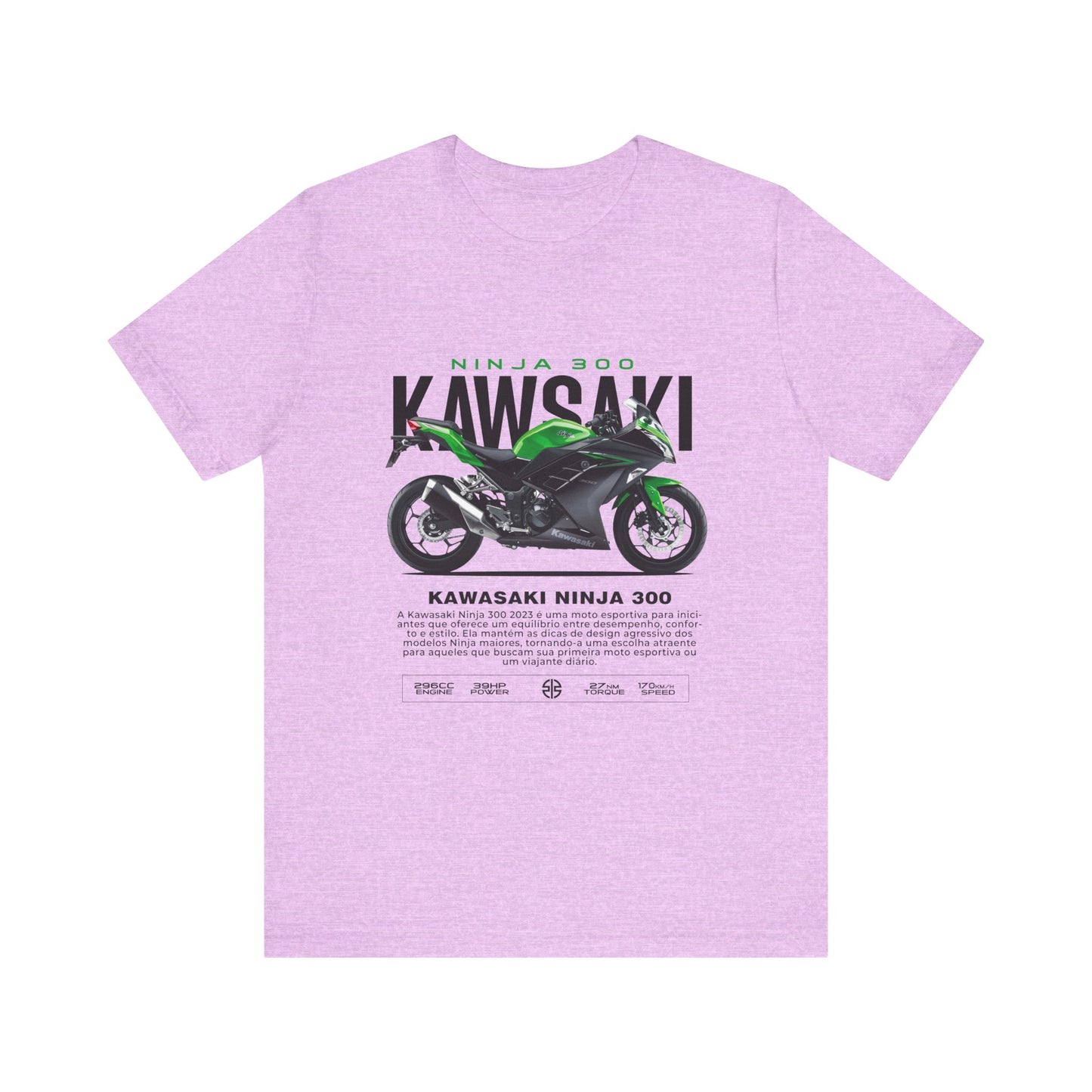 Kawasaki Ninja 300 Unisex T-Shirt - Vintage Motorcycle Graphic Tee - CreativeRino