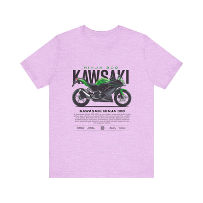 Kawasaki Ninja 300 Unisex T-Shirt - Vintage Motorcycle Graphic Tee - CreativeRino
