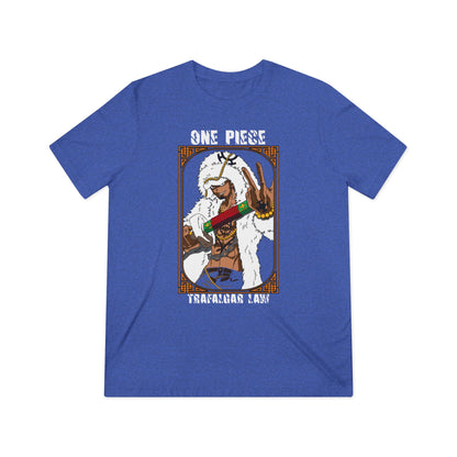 One Piece Trafalgar Law Unisex Triblend Tee - Perfect T-shirt For Anime Fans - CreativeRino