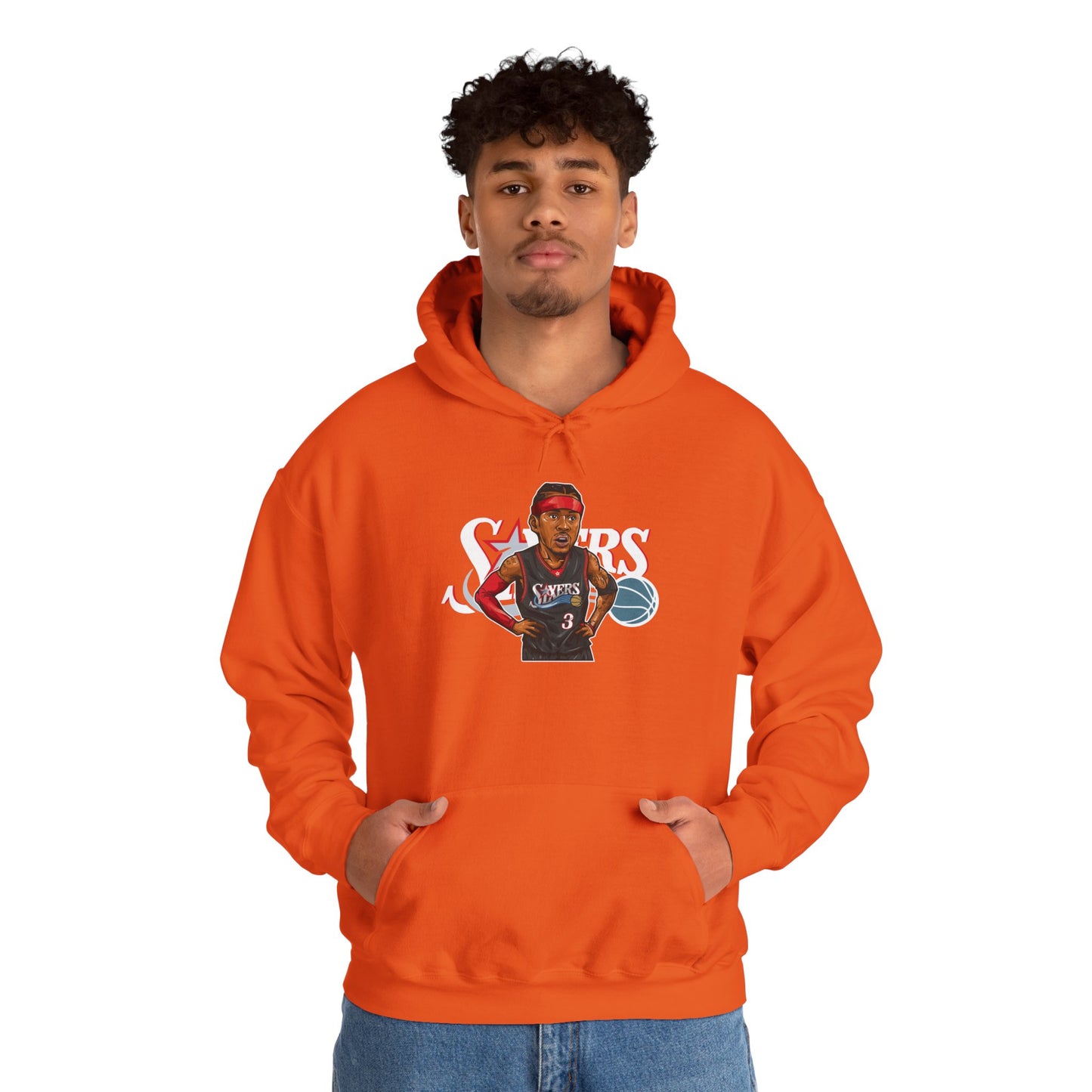 Allen Iverson Basketball Hoodie - Perfect for Sports Fans - CreativeRino
