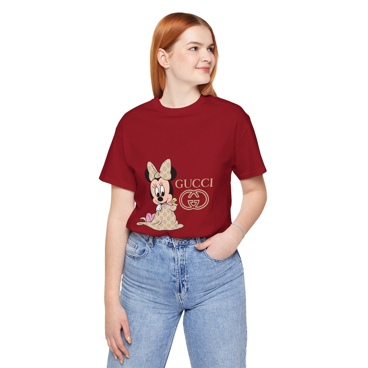 Trendy Minnie Mouse T-shirt - Gucci Inspired Unisex Tee - CreativeRino