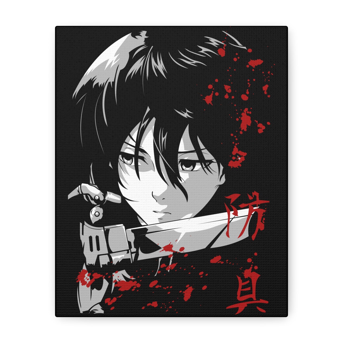 Anime Stretched Canvas Art – Attack on Titan Design - CreativeRino