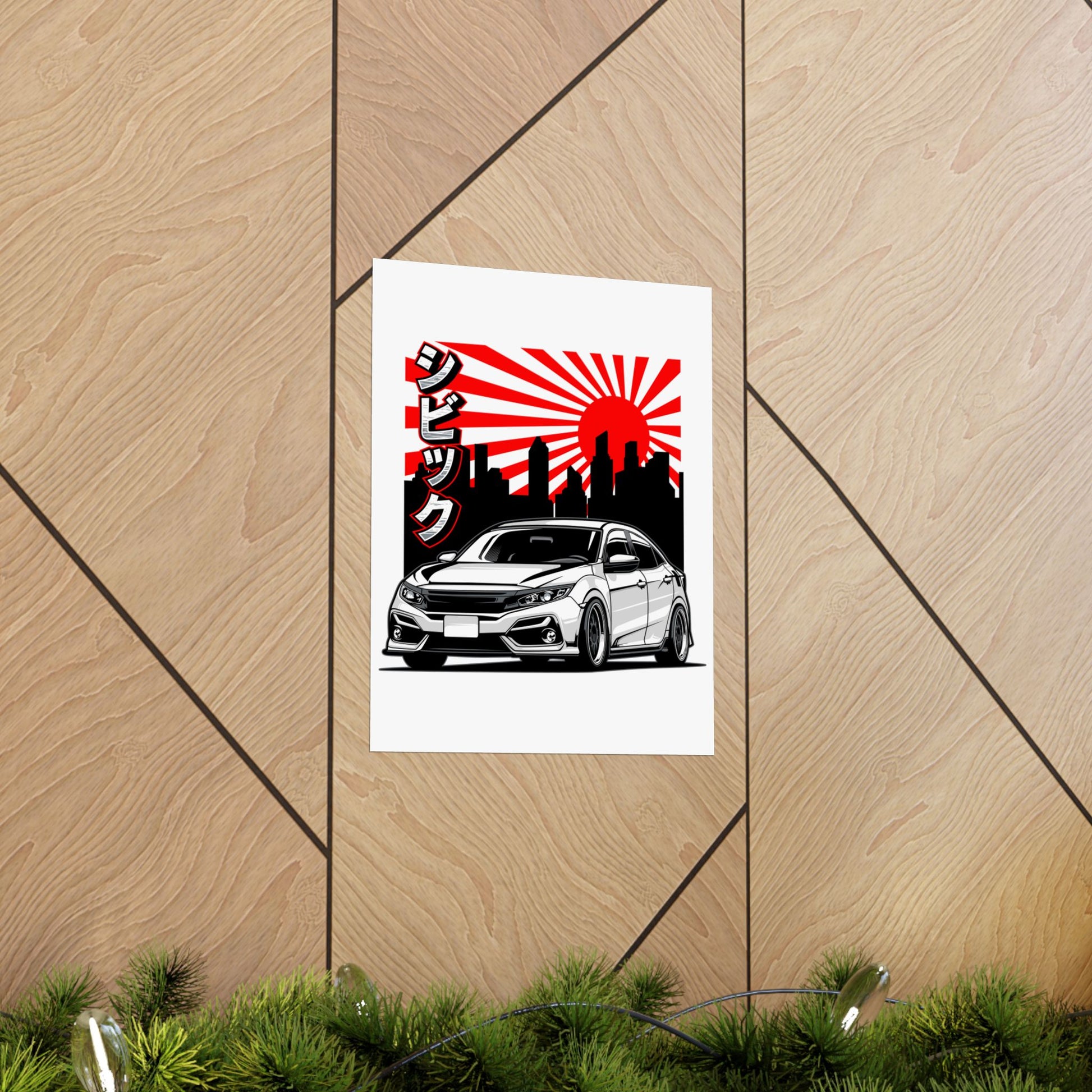 Japanese Car Art Matte Vertical Poster - CreativeRino