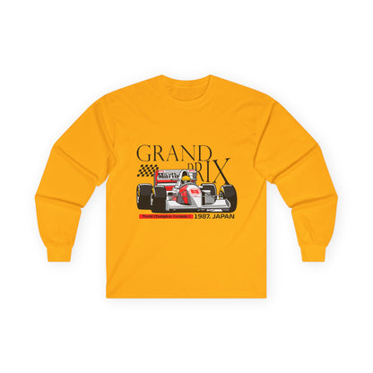 1987 Japan Grand Prix Long Sleeve Tee - Racing Enthusiast Apparel - CreativeRino