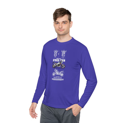 Honda CRF1000L Africa Twin Motorcycle Enthusiast Unisex Long Sleeve Tee - Africa Twin T-shirt Design - CreativeRino