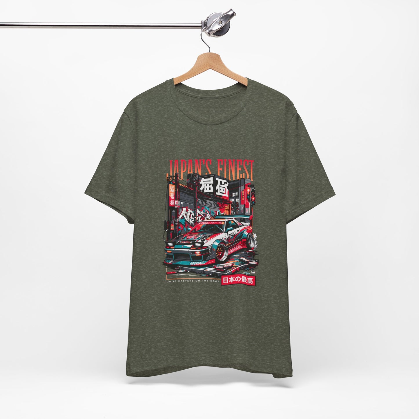 Japan's Finest Racer Unisex Tee - Streetwear Style Graphic T-shirt - CreativeRino