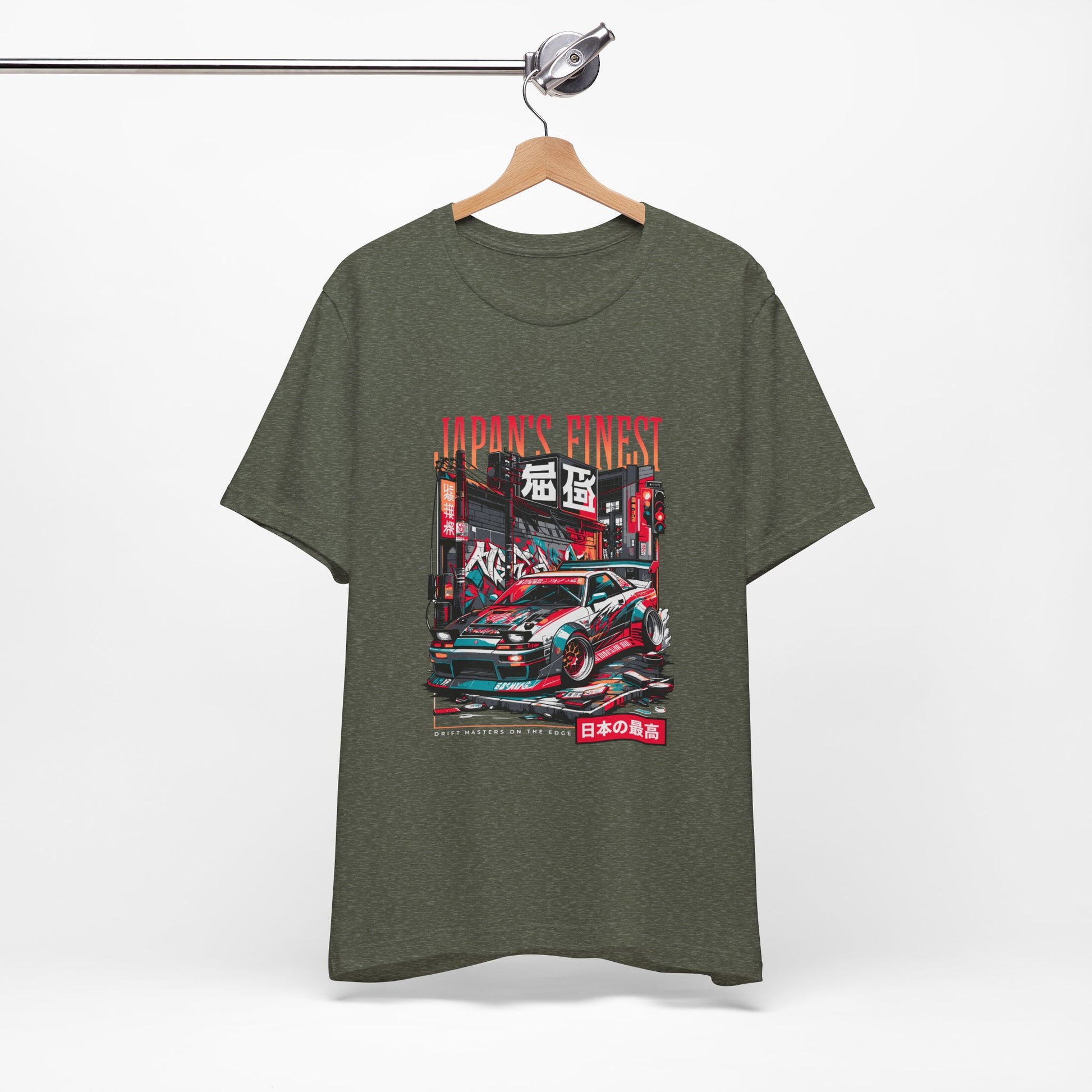 Japan's Finest Racer Unisex Tee - Streetwear Style Graphic T-shirt - CreativeRino