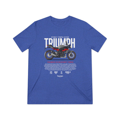 Triumph Daytona 675R Unisex Triblend T-shirt - CreativeRino