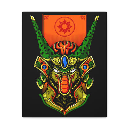 Vibrant Samurai Art Canvas Print - Bold Wall Decor for Anime Lovers - CreativeRino