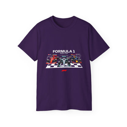 Formula 1 Racing Unisex Ultra Cotton Tee - Perfect T-Shirt for Motorsport Fans - CreativeRino