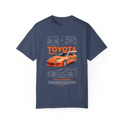 Toyota Supra MK4 Dast and Furious Graphic T-Shirt | Unisex Car Enthusiast Tee - CreativeRino