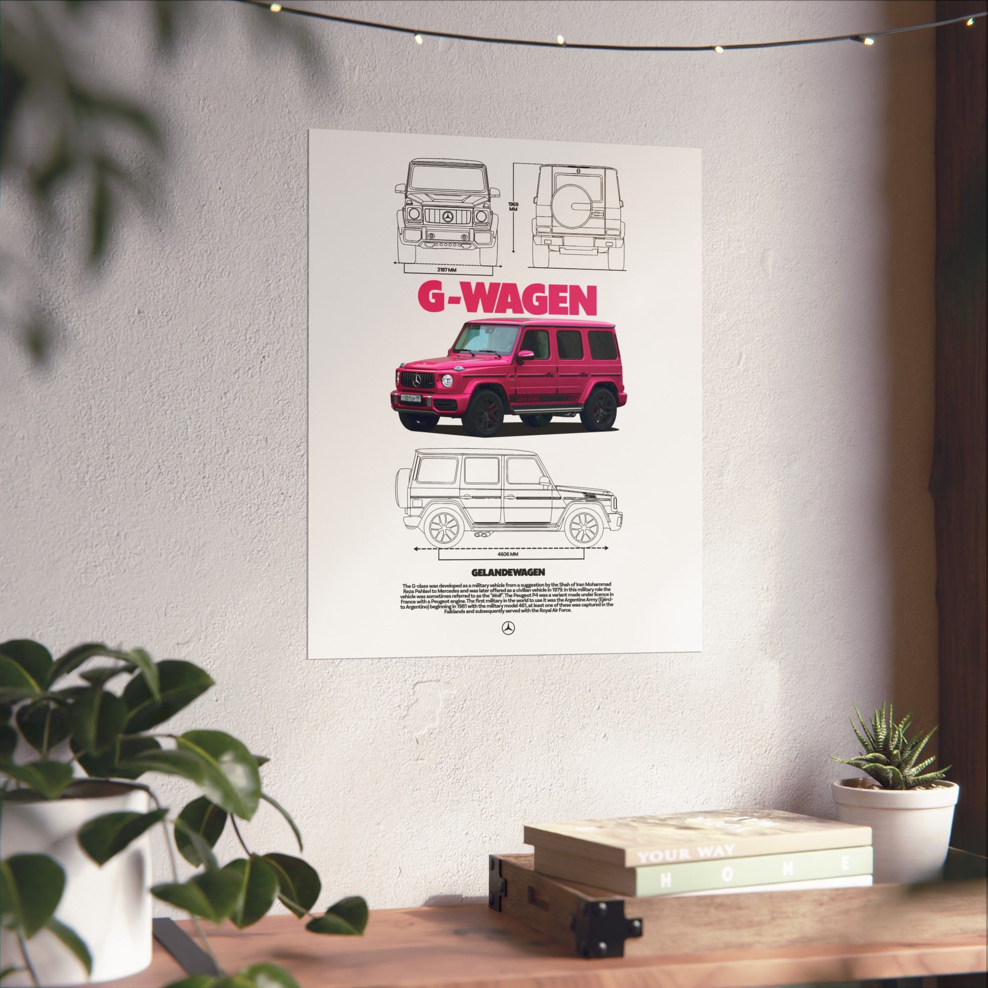 G-Wagen Matte Vertical Poster - Stylish Automotive Decor for Car Enthusiasts - CreativeRino