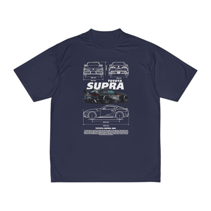 Toyota Supra A90 Men's Performance T-Shirt Graphic T-shirt for Car Enthusiasts - CreativeRino