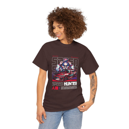 Speed Hunter Unisex Heavy Cotton Tee - Perfect T-shirt for Car Enthusiasts - CreativeRino