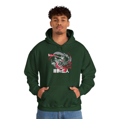 Anime-Inspired Unisex Heavy Blend™ Hooded Sweatshirt - Perfect for Attack on Titan Fans! - CreativeRino
