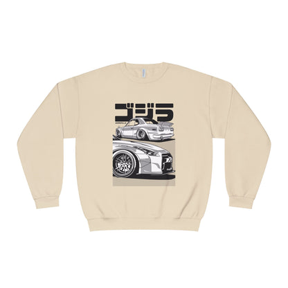 Graphic Car Enthusiast Sweatshirt - Unisex NuBlend® Crewneck for Auto Lovers - CreativeRino