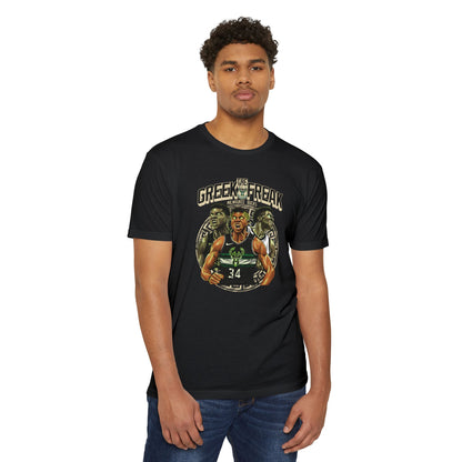 The Greek Freak Unisex CVC Jersey T-shirt - Casual Sportswear for Basketball Fans - CreativeRino