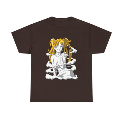 Anime-Inspired Unisex Heavy Cotton Tee - Naruto T-shirt Design - CreativeRino