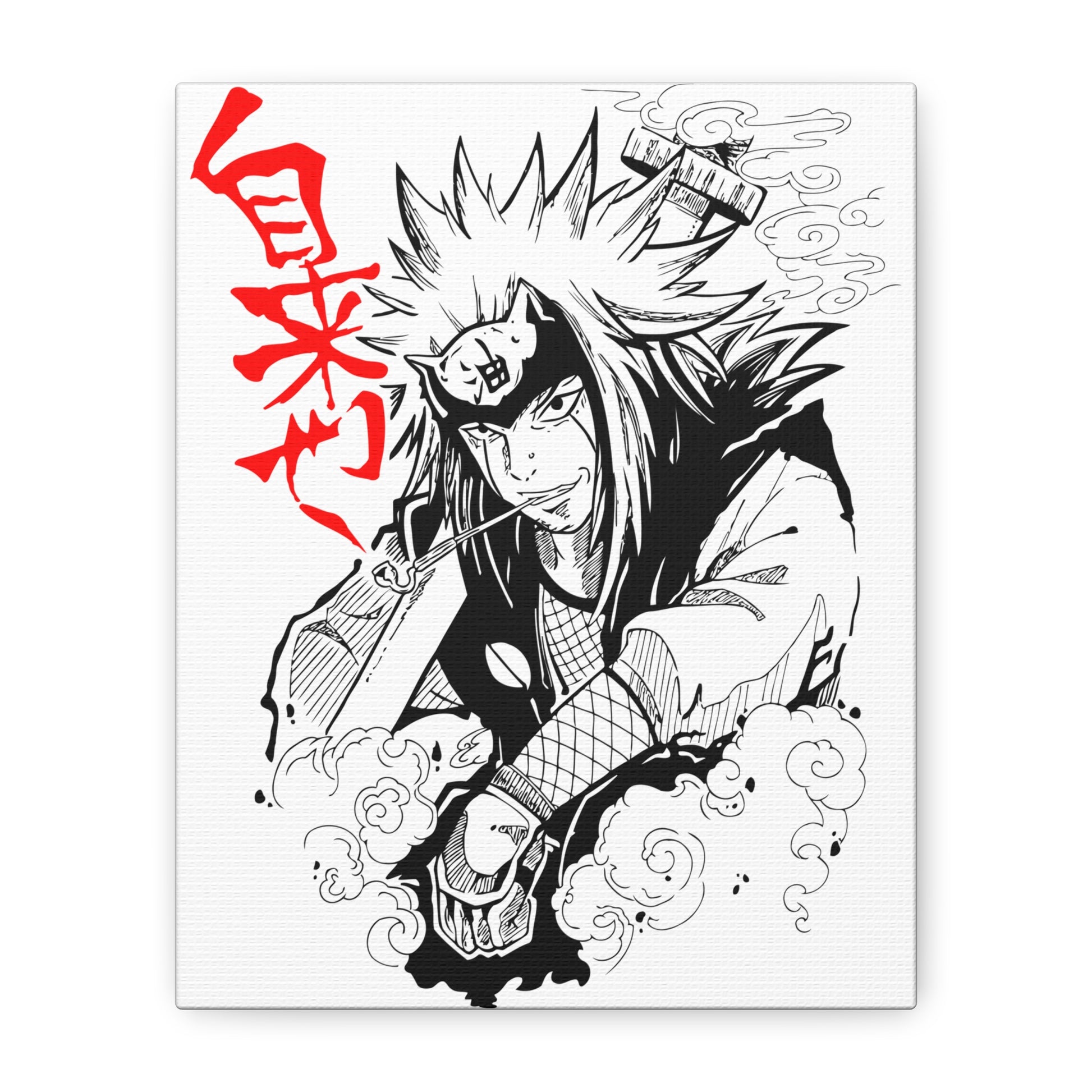 Anime Art Canvas Print - Naruto Matte Stretched Wall Decor - CreativeRino