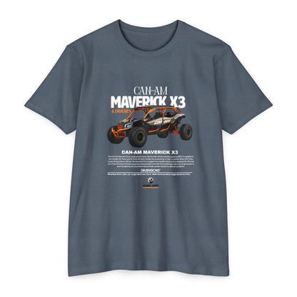 CAN-AM MAVERICK X3 Unisex CVC Jersey T-Shirt | Off-Road Adventure Apparel - CreativeRino