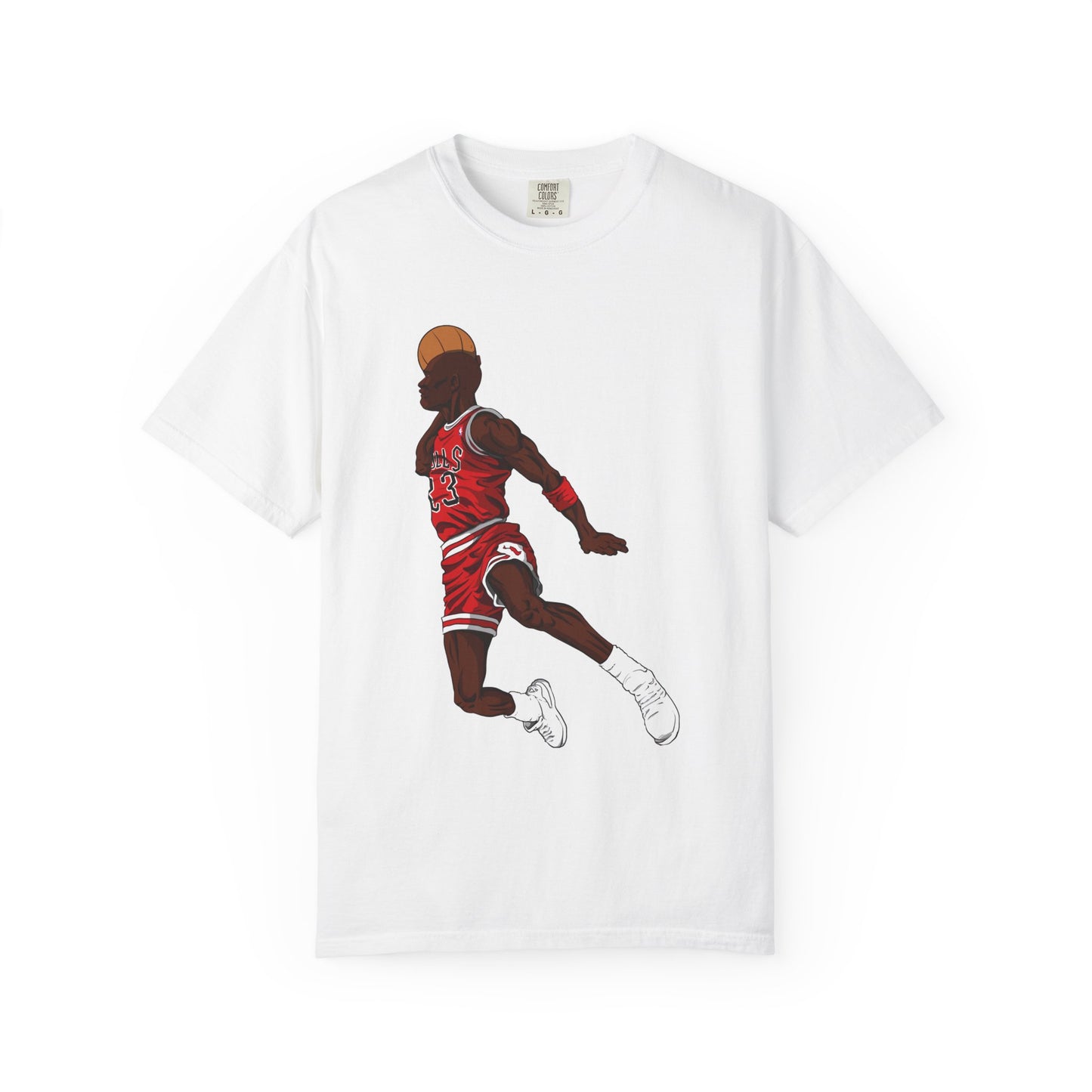 Michael Jordan Unisex T-Shirt Featuring Jumping Basketball Player - Perfect for Sports Lovers! - CreativeRino