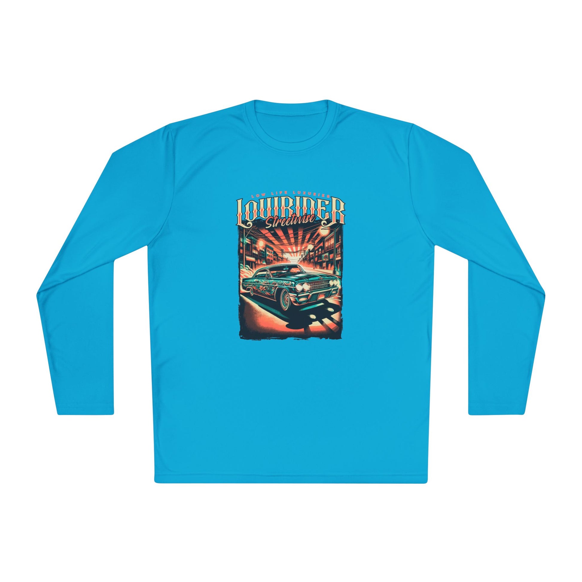 Cool Classic Car Long Sleeve Tee - Vintage Retro Vibe T-shirt for Car Enthusiasts - CreativeRino
