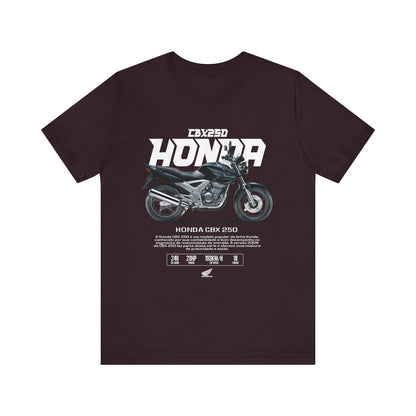 Honda CBX 250 Motorcycle Unisex T-Shirt - Bold Graphic Tee for Riders - CreativeRino