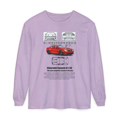 Chevrolet Camaro Long Sleeve T-Shirt for Car Enthusiasts - CreativeRino