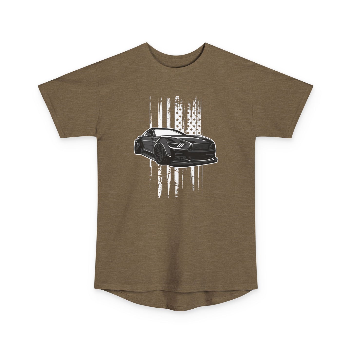 Vintage American Muscle Car Tee - Unisex Long Body Urban T-shirt - CreativeRino