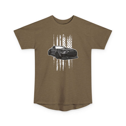 Vintage American Muscle Car Tee - Unisex Long Body Urban T-shirt - CreativeRino