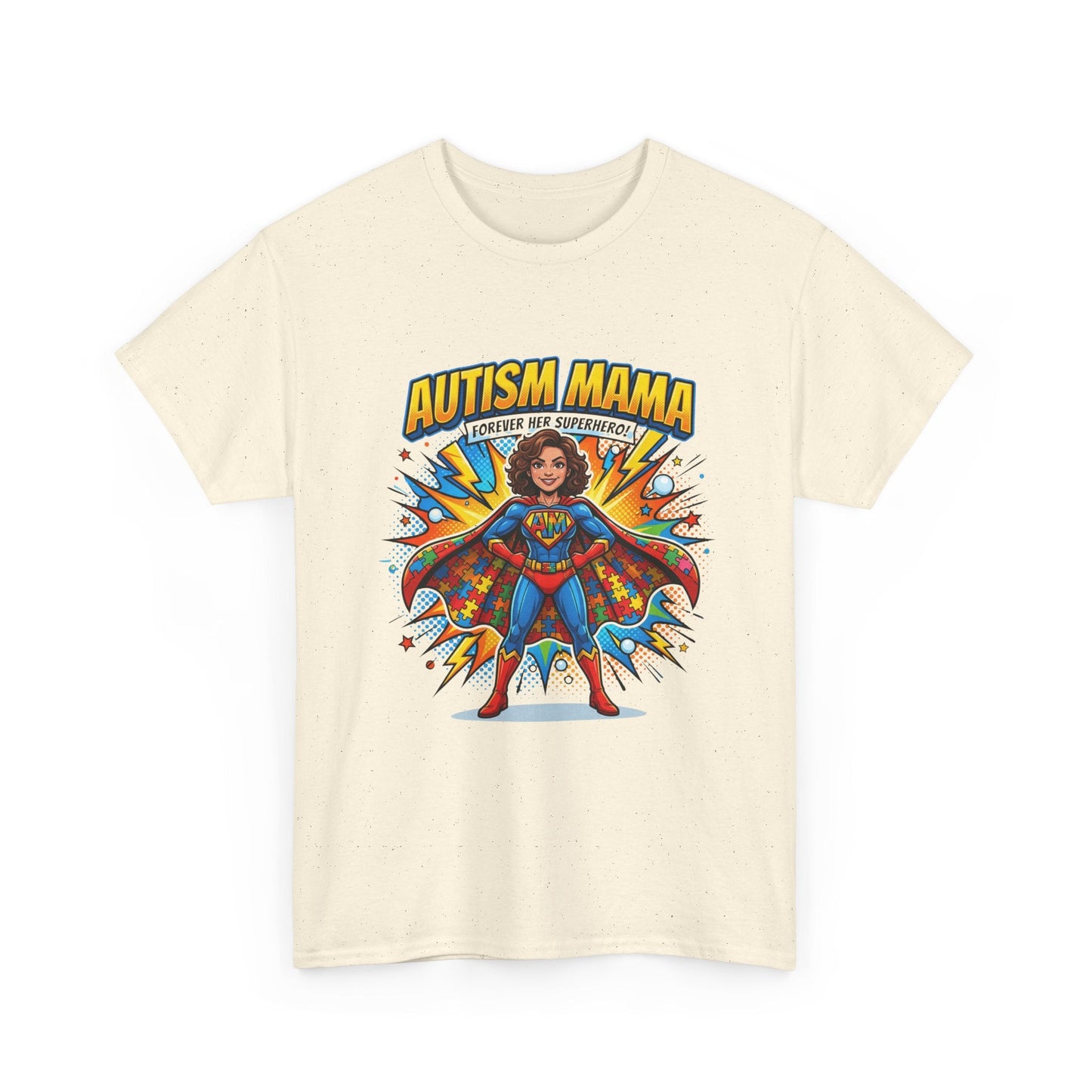 Autism Mama Superhero T-Shirt Printify