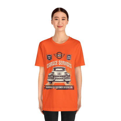 Classic Car Garage Unisex Jersey Short Sleeve Tee - CreativeRino