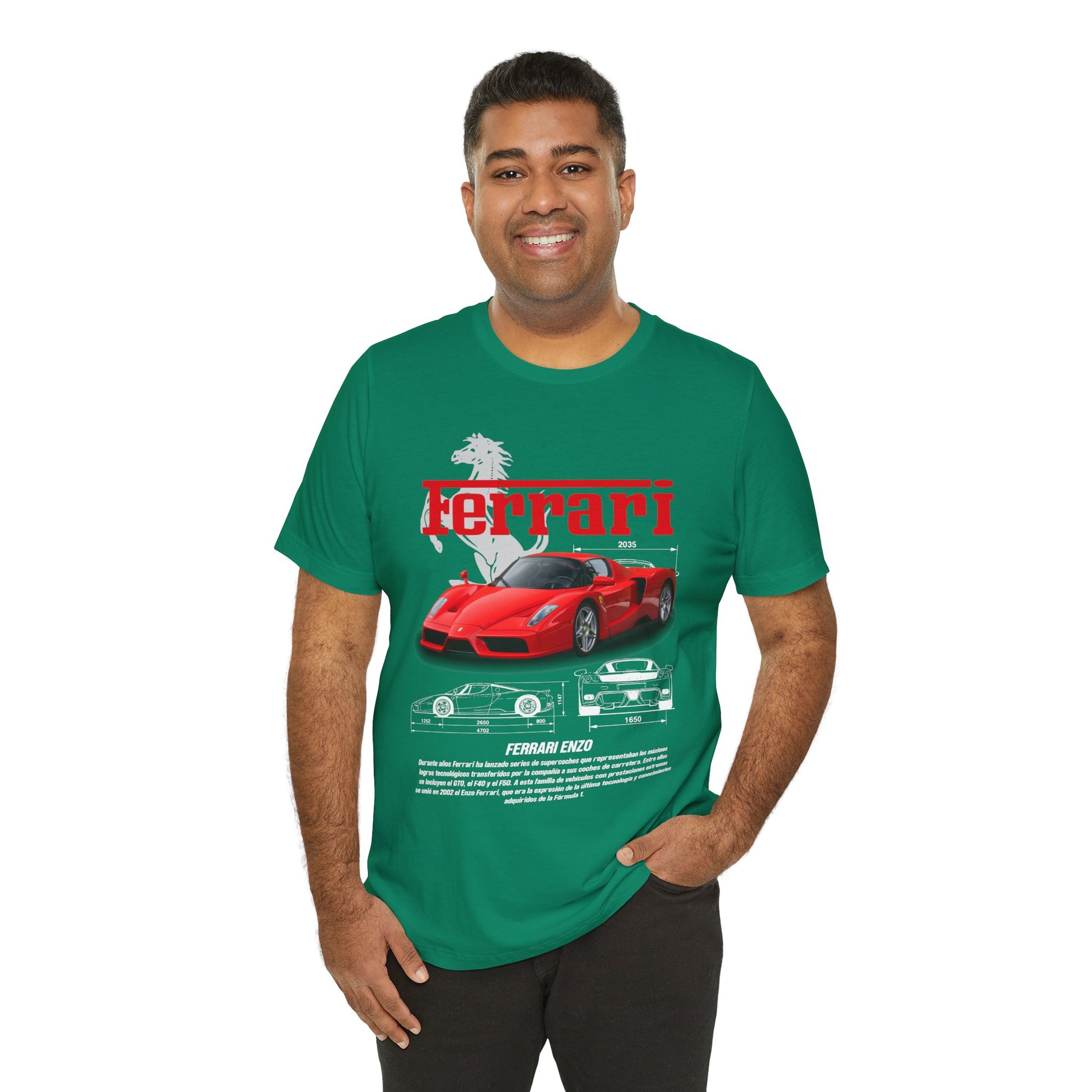 Ferrari Enzo Unisex Graphic Tee - Car Enthusiast T-shirt - CreativeRino
