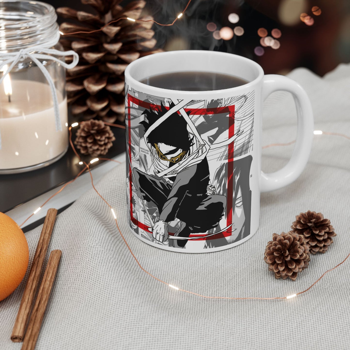 Anime-Inspired Ceramic Mug - Unique Design for Fans - CreativeRino