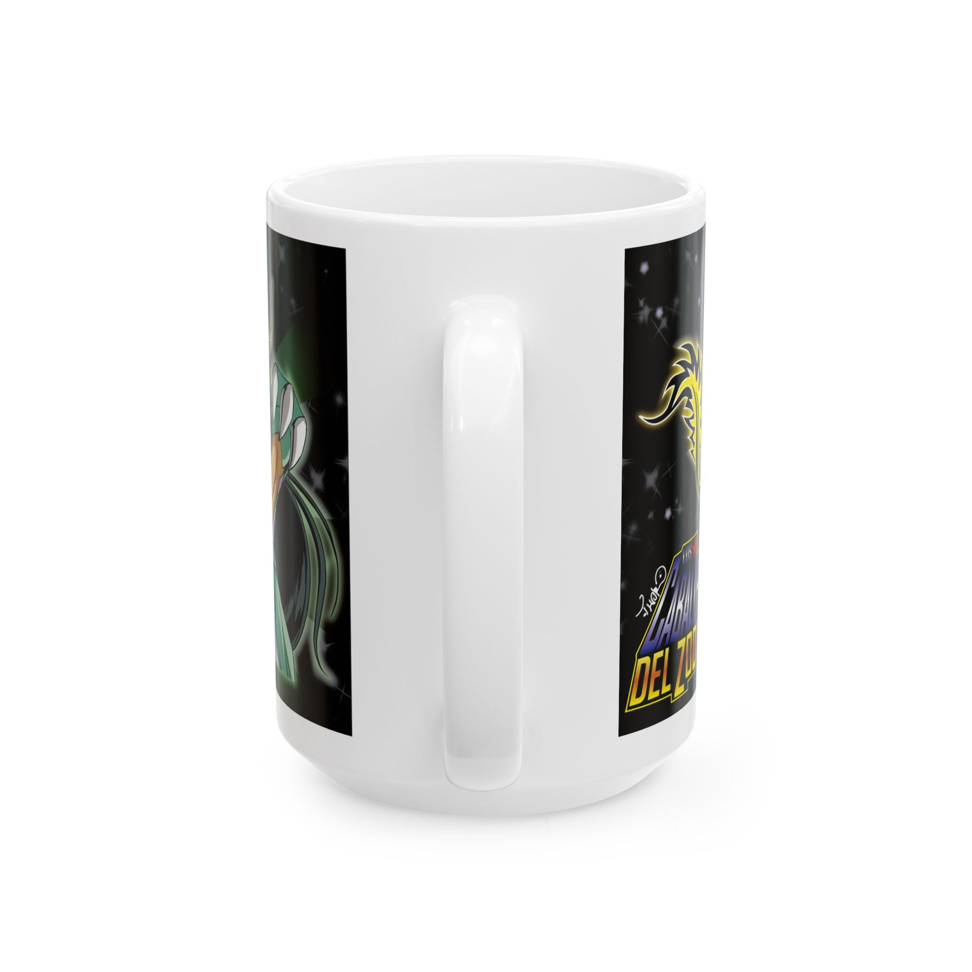 Dragon Themed Ceramic Mug - Perfect for Fantasy Anime Lovers - CreativeRino