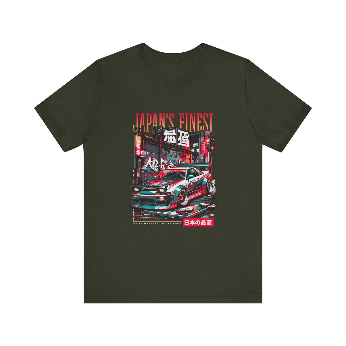 Japan's Finest Racer Unisex Tee - Streetwear Style Graphic T-shirt - CreativeRino