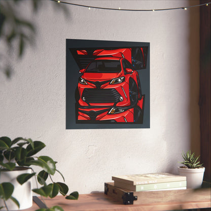 Car Matte Poster - Perfect Gift for Car Lovers - CreativeRino