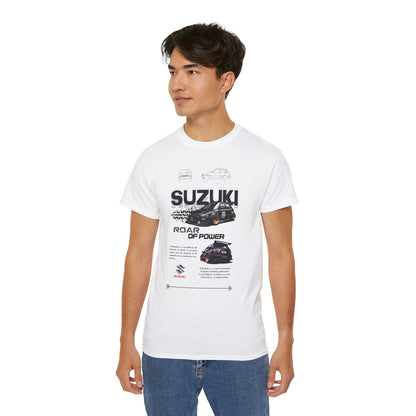 Suzuki Roar of Power Unisex Ultra Cotton Tee - Perfect T-shirt for Car Enthusiasts - CreativeRino