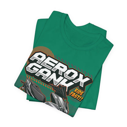Stylish Scooter Graphic Tee - AEROX GANk - Ride Fast T-shirt - CreativeRino