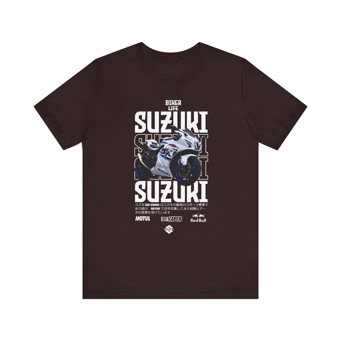 Biker Life Suzuki Unisex Short Sleeve Tee - Perfect T-shirt for Motorcycle Enthusiasts - CreativeRino