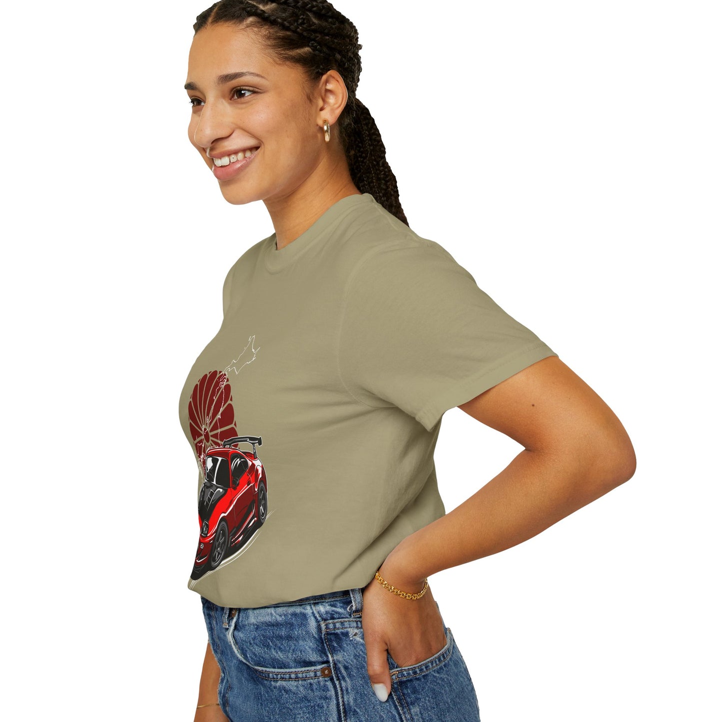 Cool Racing Car Graphic T-Shirt for Automotive Enthusiasts - CreativeRino