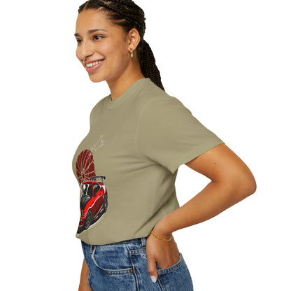 Cool Racing Car Graphic T-Shirt for Automotive Enthusiasts - CreativeRino