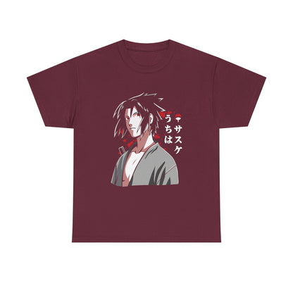 Naruto Inspired Unisex Heavy Cotton Tee - Anime T-shirt Design - CreativeRino