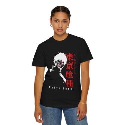 Tokyo Ghoul Unisex Garment-Dyed Tee - Perfect T-shirt for Anime Fans - CreativeRino