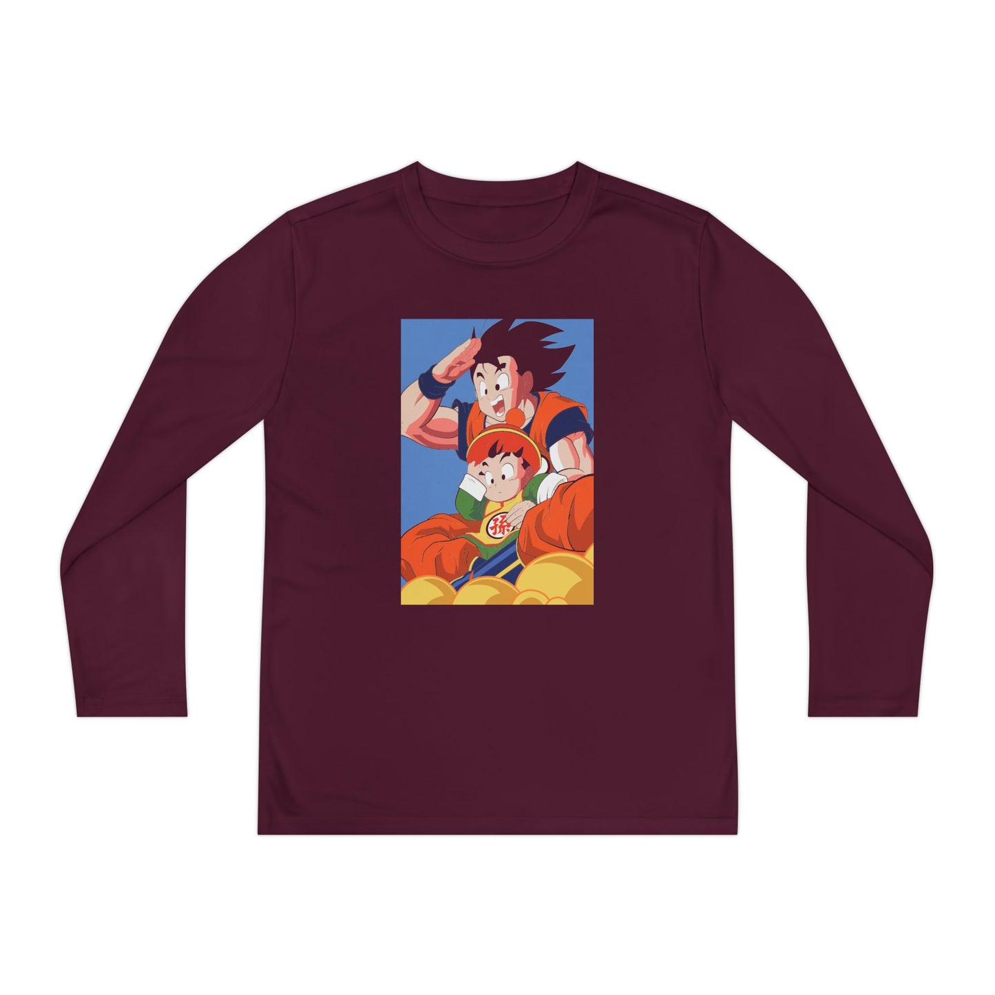 Dragon Ball Youth Long Sleeve Tee - Goku & Son T-shirt Anime Design - CreativeRino