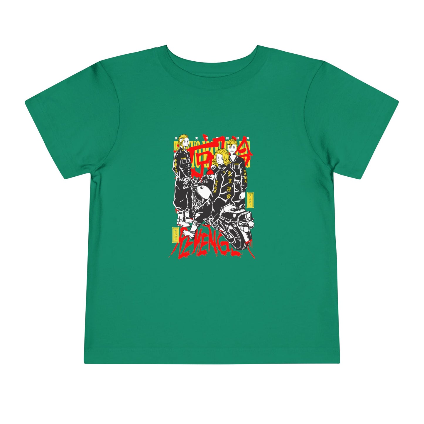 Anime Toddler Short Sleeve Tee Tokyo Revengers Inspired Graphic T-shirt - CreativeRino