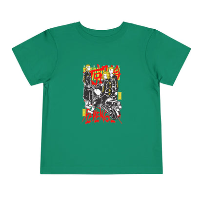 Anime Toddler Short Sleeve Tee Tokyo Revengers Inspired Graphic T-shirt - CreativeRino